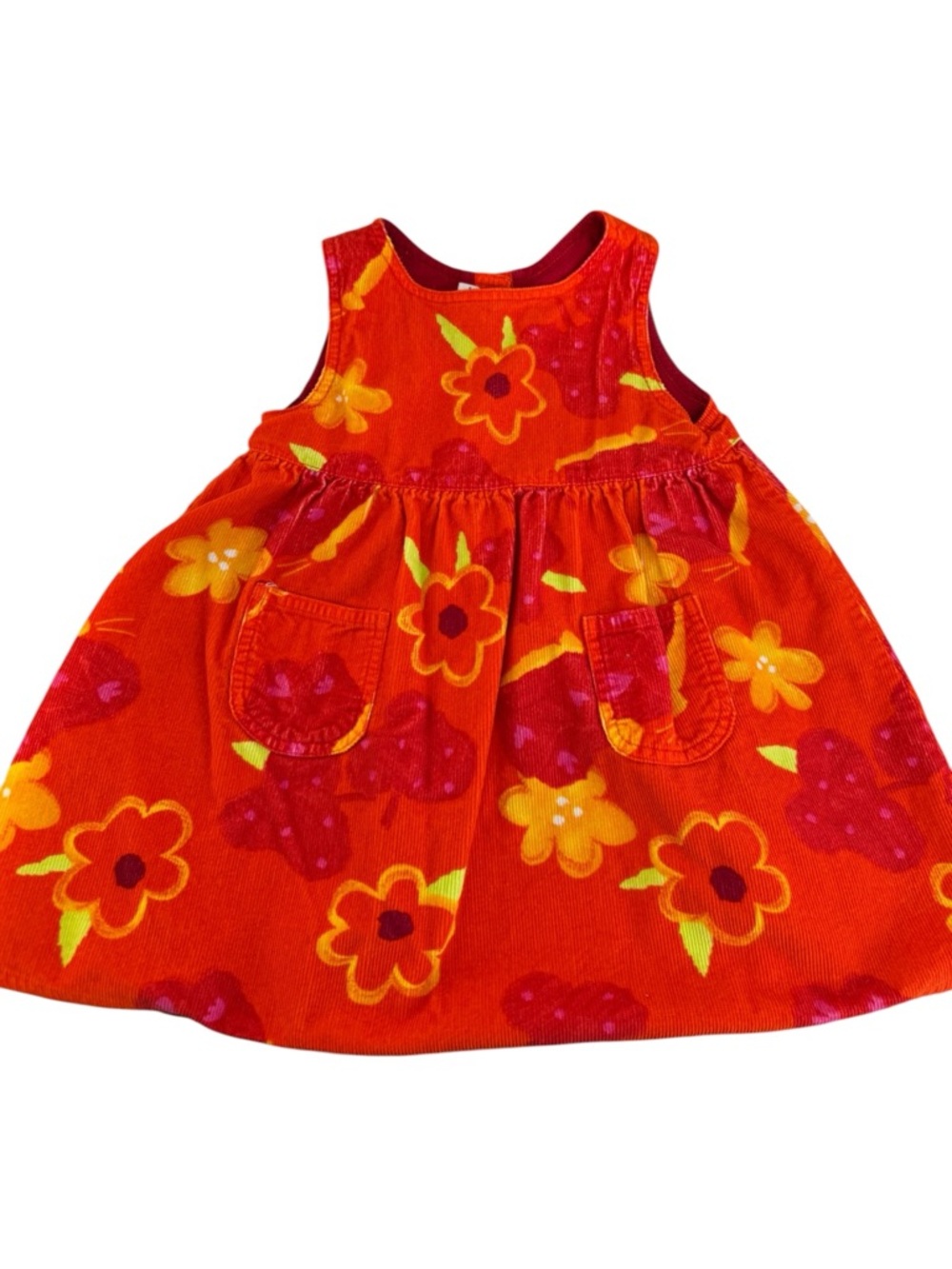 Girls Marèse 2T Corduroy Floral Dress